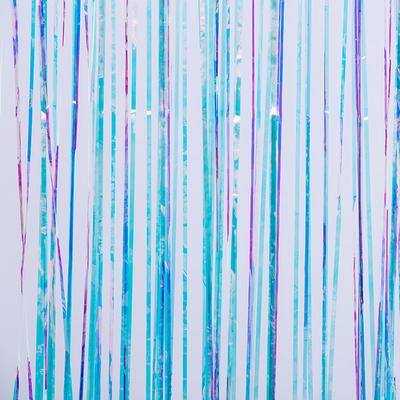 Glitter Foil Shiny Streamer Curtain For Birthday Wedding Baby Shower Decoration