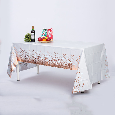 Modern Fashion Rectangle Waterproof CPP Tablecloth For Banquets