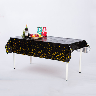 Cubierta de comedor exterior de interior Tejido desechable de fiesta Rectángulo elegante para banquetes y fiestas Durable