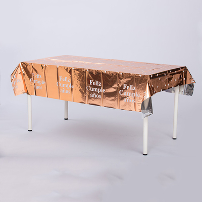 Elegante mantel de mesa rectangular de CPP desechable para banquetes en el hogar, en hoteles, fiestas y bodas