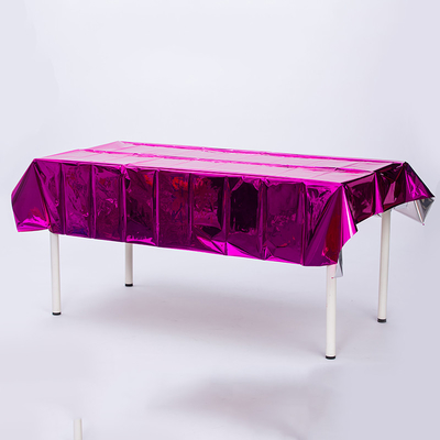 Customized Waterproof PET Foil Tablecloth For Festivals And Parties