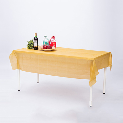 Modern White Party Table Cover For Indoor And Outdoor Events