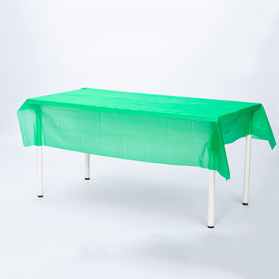 Bạch hình chữ nhật thân thiện với môi trường PE Party Table Cover cho các sự kiện trong nhà và ngoài trời