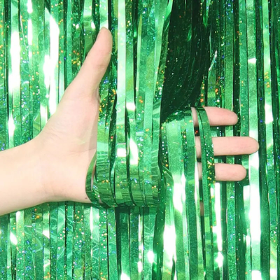 Indoor / Outdoor Multi Color Laser Rain Curtain Wall Mounted Decoration For Holiday Festivals
