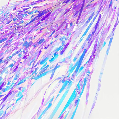 Shiny Lightweight Fringe Glitter Foil Curtain For Indoor And Outdoor Events